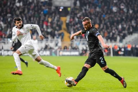 181213 Eric Larsson of Malmö FF during the European league match between Besiktas and Malmö FF on December 13, 2018 in Istanbul Photo Petter Arvidson BILDBYR N Code PA 92175, detectedSourceLanguage  Copyright: PETTERxARVIDSON BB181213PA090
