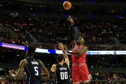 December 14 2018 EUM20181214DEP03 JPG MEXICO CITY Sport NBA Team Magic Orlando defeated the Chicago Bulls 97 91 at the Arena Mexico City on Thursday night December 13, 2018 Photo Agency EL UNIVERSAL RCC Latin News December 14 2018  - ZUMAu78_ 20181214_zaf_u78_002 Copyright: xIrvinxOlivaresx