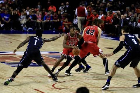 December 14 2018 EUM20181214DEP04 JPG MEXICO CITY Sport NBA Team Magic Orlando defeated the Chicago Bulls 97 91 at the Arena Mexico City on Thursday night December 13, 2018 Photo Agency EL UNIVERSAL RCC Latin News December 14 2018  - ZUMAu78_ 20181214_zaf_u78_004 Copyright: xIrvinxOlivaresx