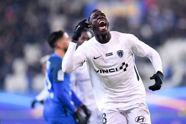 28 SILAS WAMANGITUKA (PFC) - JOIE FOOTBALL : Grenoble vs Paris FC - Dominos Ligue 2 - 14 12 2018 FEP Panoramic 