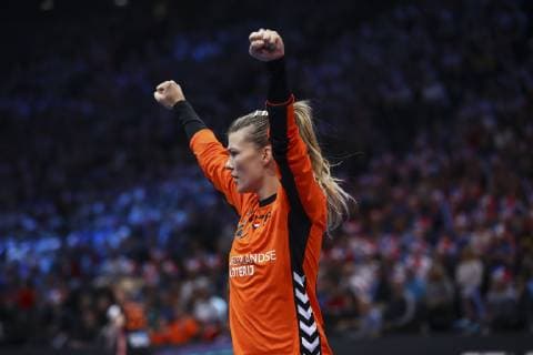 Handball, Damen EM, Halbfinale, Niederlande - Frankreich Joie Tess Wester (Pays Bas) HANDBALL : Pays Bas vs France - Demie Finale Euro feminin - 14 12 2018 GwendolineLeGoff Panoramic 