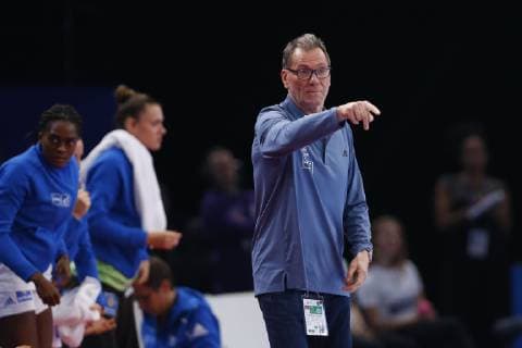 Handball, Damen EM, Halbfinale, Niederlande - Frankreich Olivier Krumbhloz ( Entraineur coach France) HANDBALL : Pays Bas vs France - Demie Finale Euro feminin - 14 12 2018 GwendolineLeGoff Panoramic 
