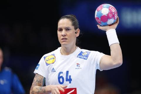 Handball, Damen EM, Halbfinale, Niederlande - Frankreich Alexandra Lacrabere (France) HANDBALL : Pays Bas vs France - Demie Finale Euro feminin - 14 12 2018 GwendolineLeGoff Panoramic 