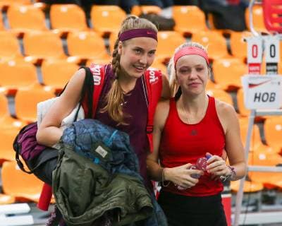 Antonia Lottner lks troested Katharina Hobgarski who had to give up because of an injury German Championships 2018 Copyright: xJuergenxHasenkopfx