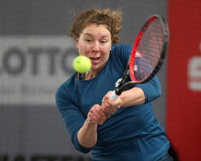 Anna Lena Friedsam German Championships 2018 Tennis German Championships 2018 German Championships Biberach an der Riss Baden Wuerttemberg Germany 15 December 2018 Â Copyright: xJuergenxHasenkopfx
