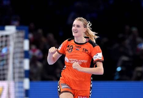 Handball, EM Damen, Spiel um Platz 3, Rumänien - Niederlande 16-12-2018 HANDBAL: 13TH WOMENS EUROPEAN HANDBALL CHAMPIONSHIPS: ROEMENIE-NEDERLAND: PARIJS Kelly Dulfer (NED) Foto: SCS Soenar Chamid xVIxVIxImagesx xSoenarxChamidxsportfotografiexIVx 13089295