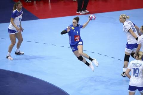 Handball, EM Damen, Finale, Russland - Frankreich Camille Ayglon Saurina (France) HANDBALL : Russie vs France - Finale Euro feminin - 16 12 2018 GwendolineLeGoff Panoramic 