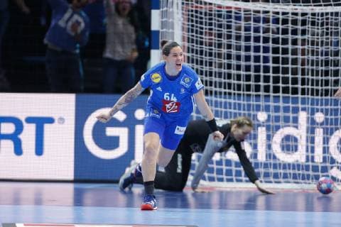 Handball, EM Damen, Finale, Russland - Frankreich Joie Alexandra Lacrabere (France) HANDBALL : Russie vs France - Finale Euro feminin - 16 12 2018 GwendolineLeGoff Panoramic 