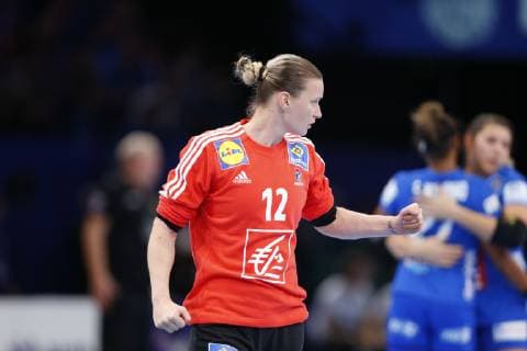 Handball, EM Damen, Finale, Russland - Frankreich Joie HANDBALL : Russie vs France - Finale Euro feminin - 16 12 2018 GwendolineLeGoff Panoramic 