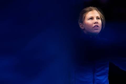 181216 Daria Samokhina of Russia ahead of the EHF European Women?s Handball Championship final match between Russia and France on December 16 2018 in Paris Photo Jon Olav Nesvold BILDBYRAN kod JE 160386, detectedSourceLanguage  Copyright: JONxOLAVxNESVOLD BB181216JE123