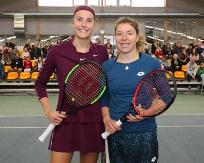 Anna Lena Friedsam r and Antonia Lottner Final German Championships 2018 Tennis German Championships 2018 German Championships Biberach at the Riss Baden Wuerttemberg Germany 16 December 2018 Â Copyright: xJuergenxHasenkopfx