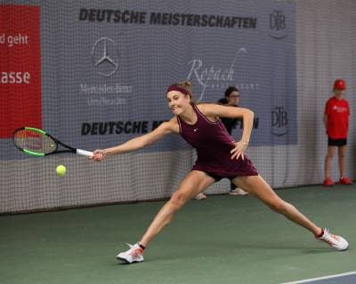 Antonia Lottner Final German Championships 2018 Tennis German Championships 2018 German Championships Biberach an der Riss Baden Wuerttemberg Germany 16 December 2018 Â Copyright: xJuergenxHasenkopfx