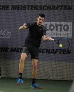 Mats Moraing Final German Championships 2018 Tennis German Championships 2018 German Championships Biberach at the Riss Baden Wuerttemberg Germany 16 December 2018 Â Copyright: xJuergenxHasenkopfx