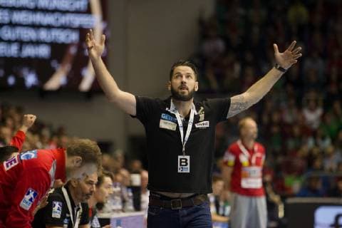 Bennet Wiegert Coach SC Magdeburg SC Magdeburg vs Frisch Auf Goeppingen SC Magdeburg vs Frisch Auf Goeppingen Handball DHB Cup Quarterfinals Season 2018 2019 19 12 2018 Magdeburg Copyright: xEIBNER DanielxReineltx EP_DRT
