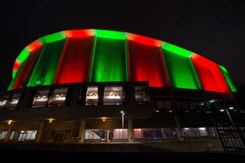 181221 Arena Scandinavium outside the ice hockey match in SHL between Frölunda and Timra 21 December 2018 in Gothenburg, detectedSourceLanguage  Copyright: MICHAELxERICHSEN BB181221MI001