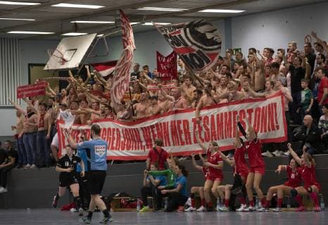 1 FC Köln Bayer Leverkusen II Handball 3 League European School Cologne Germany Date 22 12 2018 Ultra Support