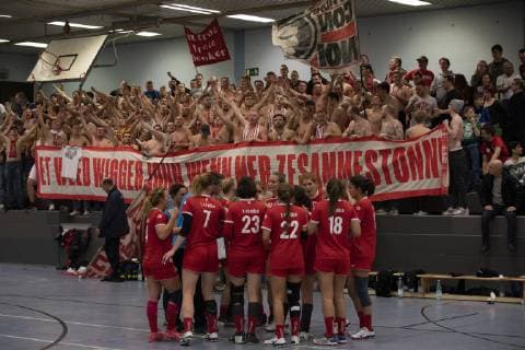 1 FC Köln Bayer Leverkusen II Handball 3 League European School Cologne Germany Date 22 12 2018 Ultra Support