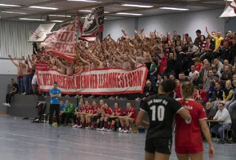 1 FC Köln Bayer Leverkusen II Handball 3 League European School Cologne Germany Date 22 12 2018 Ultra Support