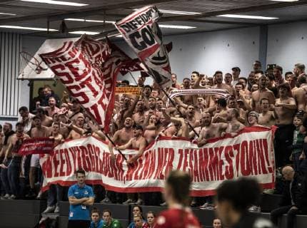 1 FC Köln Bayer Leverkusen II Handball 3 League European School Cologne Germany Date 22 12 2018 Ultra Support