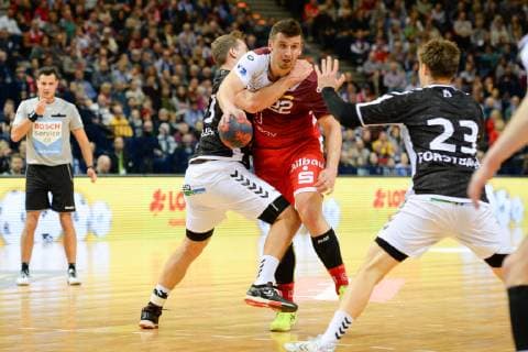 Handball Sports Club Hamburg vs. TuSEM Essen Handball 2 Bundesliga 23 12 18 Dennis Szczesny Nr 22 TuSEM Essen Handball Sports Club Hamburg vs. TuSEM Essen Handball 2 Bundesliga 23 12 18 xtsx