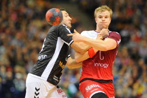 Handball Sports Club Hamburg vs. TuSEM Essen Handball 2 Bundesliga 23 12 18 Blazenko Lackovic Nr 6 Handball Sports Club Hamburg vs. Lucas Firnhaber Nr 26 TuSEM Essen Handball Sports Club Hamburg vs. TuSEM Essen Handball 2 Bundesliga 23 12 18 xtsx