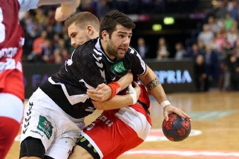 Handball Handball 2 League 2018 2019 Handball Sports Club Hamburg vs TuSEM Essen Kevin Autumn Hamburg Tim Zechel Essen Barclaycard Arena Hamburg