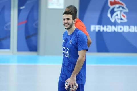 Romain Lagarde (France) HANDBALL : Equipe de France - Entrainement + Equipe de France - 27 12 2018 KevinDomas Panoramic 