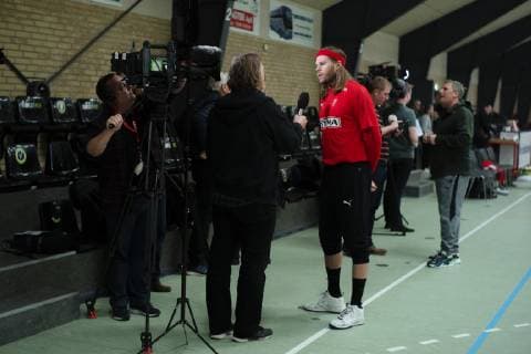 Mikkel Hansen and the rest of the Danish mens team train ahead of handball World Championships in Nordvest Hallen in Herning Friday December 28, 2018 Herning Denmark, detectedSourceLanguage  Copyright: BoxAmstrup BoxAmstrupx cop103 spdk20181228-184251-L