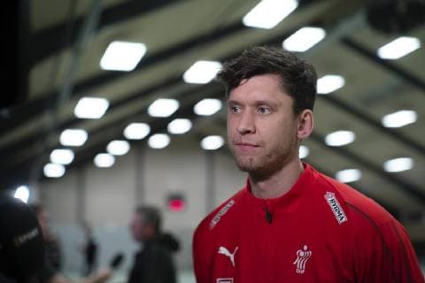Maalvogter Niklas Landin The Danish mens team trains ahead of the handball championship in the Northwest Hall in Herning Friday 28 December 2018 Herning Denmark, detectedSourceLanguage  Copyright: BoxAmstrupx cop103 spdk20181228-184308-L