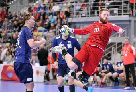 Handball, Länderspiel, Tschechien - Japan 2018.12.29 Opole Pilka reczna Puchar 4 Narodow Mecz o 3 miejsce Czechy - Japonia N z Jan Uzek Foto Norbert Barczyk PressFocus 2018.12.29 Opole Handball 4 Nations CUP Czech Republic - Japan Jan Uzek Credit: Norbert Barczyk PressFocus NEWSPIX.PL --- Newspix.pl  20181229NB0011
