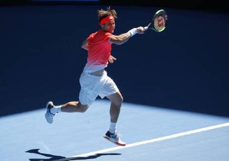 30th December 2018, RAC Arena, Perth, Australia; Hopman Cup Tennis, sponsored by Mastercard; David Ferrer of Team Spain plays a forehand shot against Alexander Zverev of Team Germany  ActionPlus12091702 DavidxWoodley