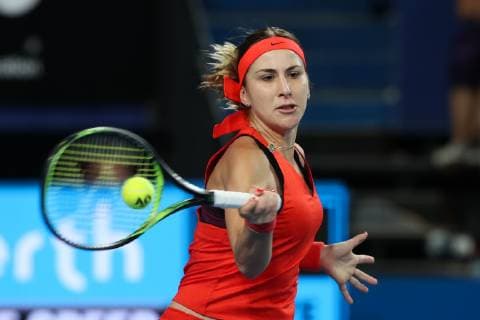 Belinda Bencic Tennis Hopman Cup 2019 ITF RAC Arena Perth Western Australia Australia 30 December 2018 Â Copyright: xJuergenxHasenkopfx