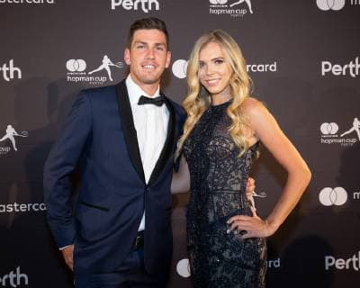Hopman Cup Feature New Year s Eve Gala New Years Eve Ball Katie Boulter and Cameron Norrie Tennis Hopman Cup New Year™s Eve Gala ITF Crown Perth Grand Ballroom Perth Western Australia Australia 31 December 2018 Â Copyright: xJuergenxHasenkopfx