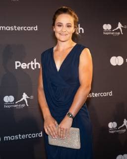 Hopman Cup Feature New Year s Eve Gala Silvester Ball Ashleigh Barty and Matthew Ebden Tennis Hopman Cup New Year™s Eve Gala ITF Crown Perth Grand Ballroom Perth Western Australia Australia 31 December 2018 Â Copyright: xJuergenxHasenkopfx