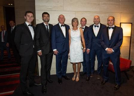 Hopman Cup Feature New Year s Eve Gala New Years Eve New Years Ball Arthur Kaziev Physiotherapist Hugo Gravil Alexander Zverev Senior Irina Zverev Trainer coach Rainer Schuettler Fitness Coach Jez Green and Physiotherapist Andre Kreidler Team Zverev Team Kerber Copyright: xJuergenxHasenkopfx