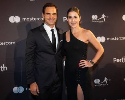 Hopman Cup Feature New Year s Eve Gala New Year?s Eve New Year?s Ball Belinda Bencic and Roger Federer Tennis Hopman Cup New Year™s Eve Gala ITF Crown Perth Grand Ballroom Perth Western Australia Australia 31 December 2018 Â Copyright: xJuergenxHasenkopfx