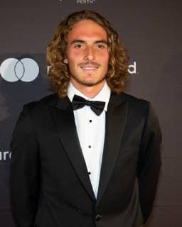 Hopman Cup Feature New Year s Eve Gala Silvester Ball Maria Sakkari and Stefanos Tsitsipas Tennis Hopman Cup New Year™s Eve Gala ITF Crown Perth Grand Ballroom Perth Western Australia Australia 31 December 2018 Â Copyright: xJuergenxHasenkopfx