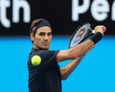 Roger Federer Tennis Hopman Cup New Year™s Eve Gala ITF Crown Crown Perth Grand Ballroom Perth Western Australia Australia 1 January 2019 Â Copyright: xJuergenxHasenkopfx