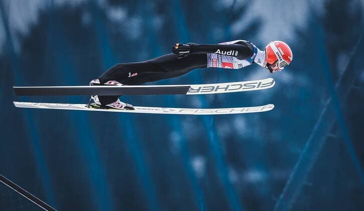 Sport Themen der Woche KW01 Sport Bilder des Tages 01.01.2019, Olympiaschanze, Garmisch Partenkirchen, GER, FIS Weltcup Skisprung, Vierschanzentournee, Garmisch Partenkirchen, Probesprung, im Bild Markus Eisenbichler (GER) Markus Eisenbichler of Germany during his Trial Jump for the Four Hills Tournament of FIS Ski jumping Skispringen Ski nordisch World Cup at the Olympiaschanze in Garmisch Partenkirchen, Germany on 2019 01 01. Garmisch Partenkirchen *** 01 01 2019 Olympic Jump Garmisch Partenkirchen GER FIS World Cup Ski Jump Four Hills Tournament Garmisch Partenkirchen Test Jump in picture Markus Eisenbichler GER Markus Eisenbichler of Germany during his Trial Jump for the Four Hills Tournament of FIS Ski Jumping World Cup at the Olympiaschanze in Garmisch Partenkirchen Germany on 2019 01 01 01 Garmisch Partenkirchen  EP_fei  