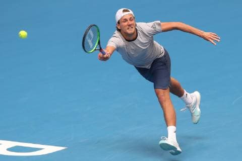 Lucas Pouille Tennis Hopman Cup 2019 ITF RAC Arena Perth Western Australia Australia 2 January 2019 Â Copyright: xJuergenxHasenkopfx