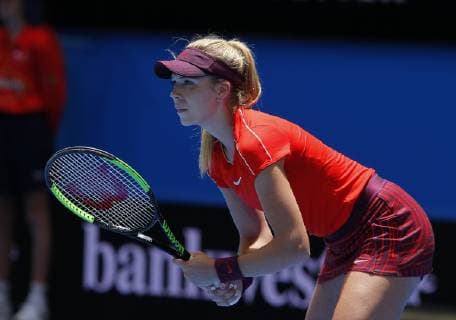 3rd January 2019, RAC Arena, Perth, Australia; Hopman Cup Tennis, sponsored by Mastercard; Katie Boulter of Team Britain waits for Serena Williams of Team USA to serve  ActionPlus12092669 DavidxWoodley