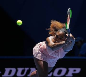 Sport Themen der Woche KW01 Sport Bilder des Tages 3rd January 2019, RAC Arena, Perth, Australia; Hopman Cup Tennis, sponsored by Mastercard; Serena Williams of Team USA plays a backhand shot against Katie Boulter of Team Britain  ActionPlus12092677 DavidxWoodley