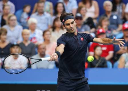 Roger Federer Tennis Hopman Cup 2019 ITF RAC Arena Perth Western Australia Australia 3 January 2019 Â Copyright: xJuergenxHasenkopfx