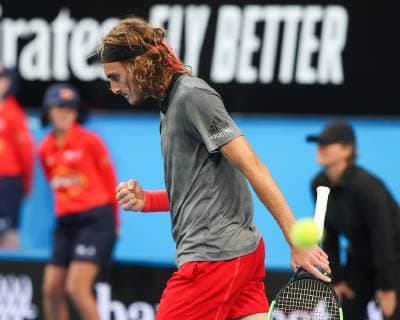 Stefanos Tsitsipas Tennis Hopman Cup 2019 ITF RAC Arena Perth Western Australia Australia 3 January 2019 Â Copyright: xJuergenxHasenkopfx