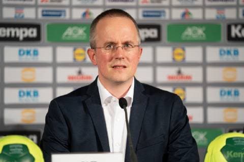 Tim Oliver Halle Head of Communications DHB Portrait Portrait Press Conference PK Handball World Championship 2019 German Handball Federation DHB Hamburg Hamburg Germany Hotel Treudelberg