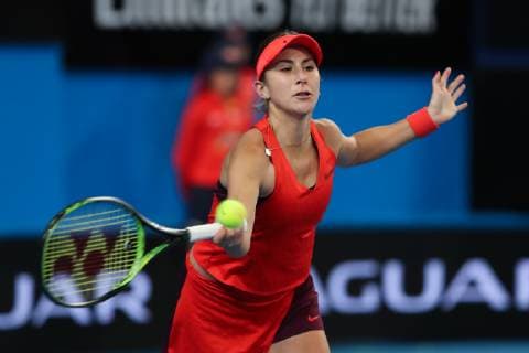 Belinda Bencic Tennis Hopman Cup 2019 ITF RAC Arena Perth Western Australia Australia 3 January 2019 Â Copyright: xJuergenxHasenkopfx