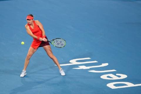Belinda Bencic Tennis Hopman Cup 2019 ITF RAC Arena Perth Western Australia Australia 3 January 2019 Â Copyright: xJuergenxHasenkopfx