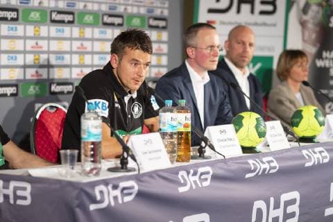 Christian Prokop DHB press conference before the start of the World Championship Handball 03 01 19 Hamburg Hamburg Germany Steigenberger Hotel Treudelberg Copyright: xAgentur54Gradx xFelixxKoenigx