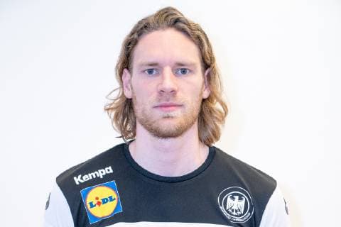 Tobias Reichmann Rechtsaßen Rechtsaussen Press conference PK Handball World Championship 2019 German Handball Federation DHB Hamburg Hamburg Germany Hotel Treudelberg
