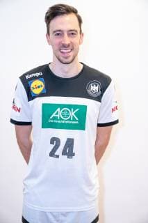 Patrick Groetzki Recktsaußen Rechtsaussen Press conference PK Handball World Championship 2019 Deutscher Handballbund DHB Hamburg Hamburg Deutschland Hotel Treudelberg